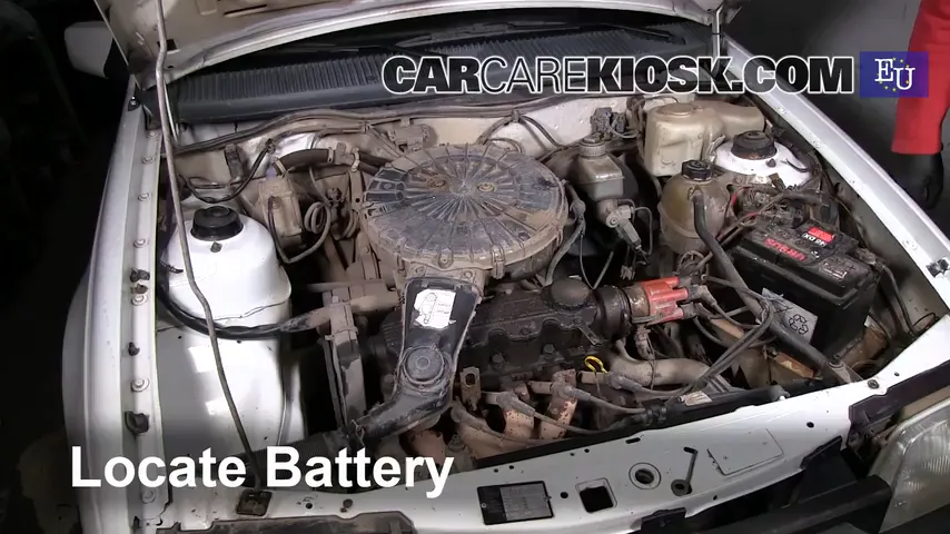 1990 Opel Kadett 1.4 i 1.4L 4 Cyl. Batterie